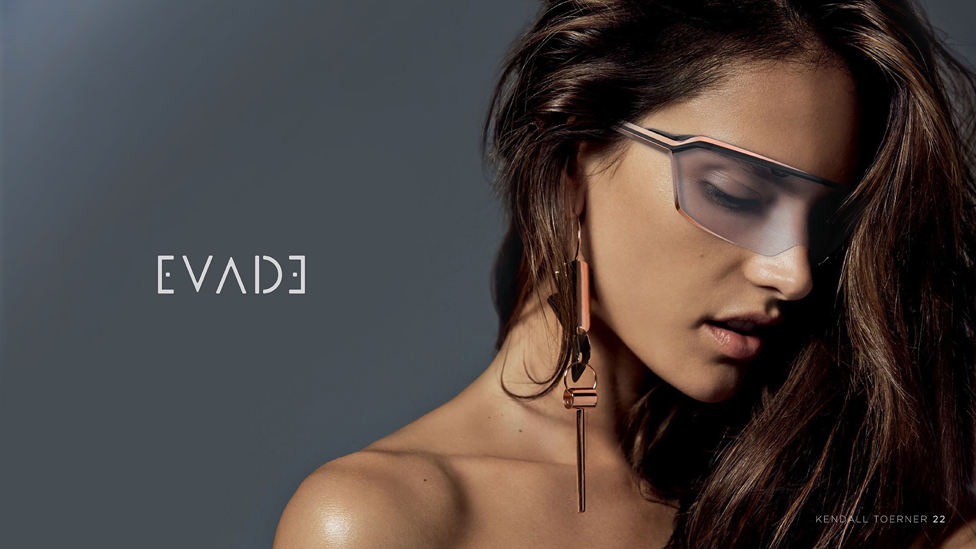 Evade wearable display shown on a person